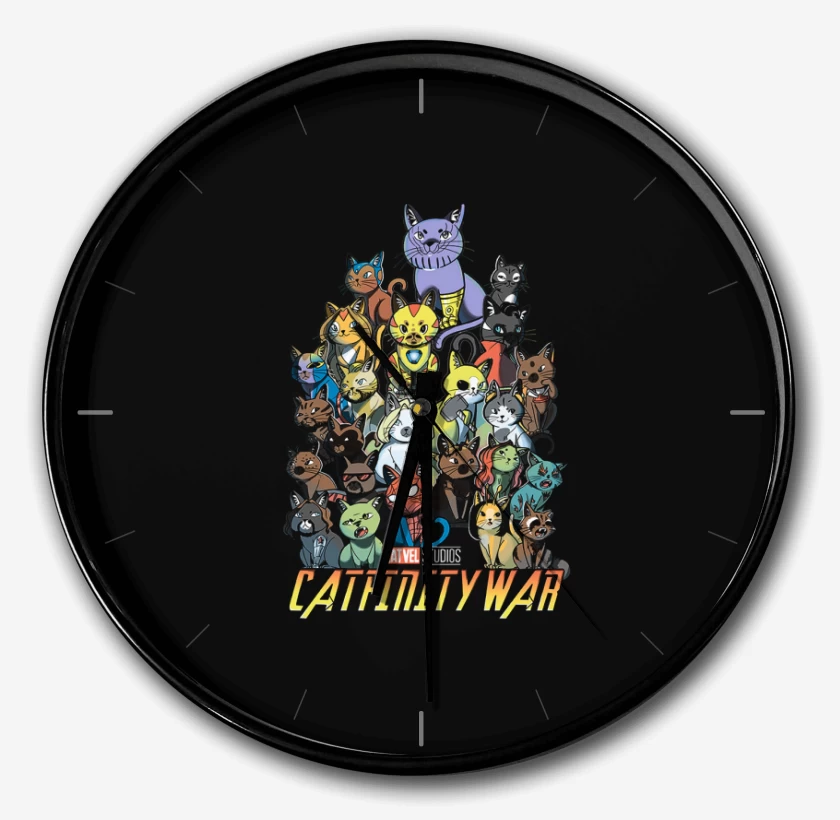 Reloj Negro de Catfinity wars