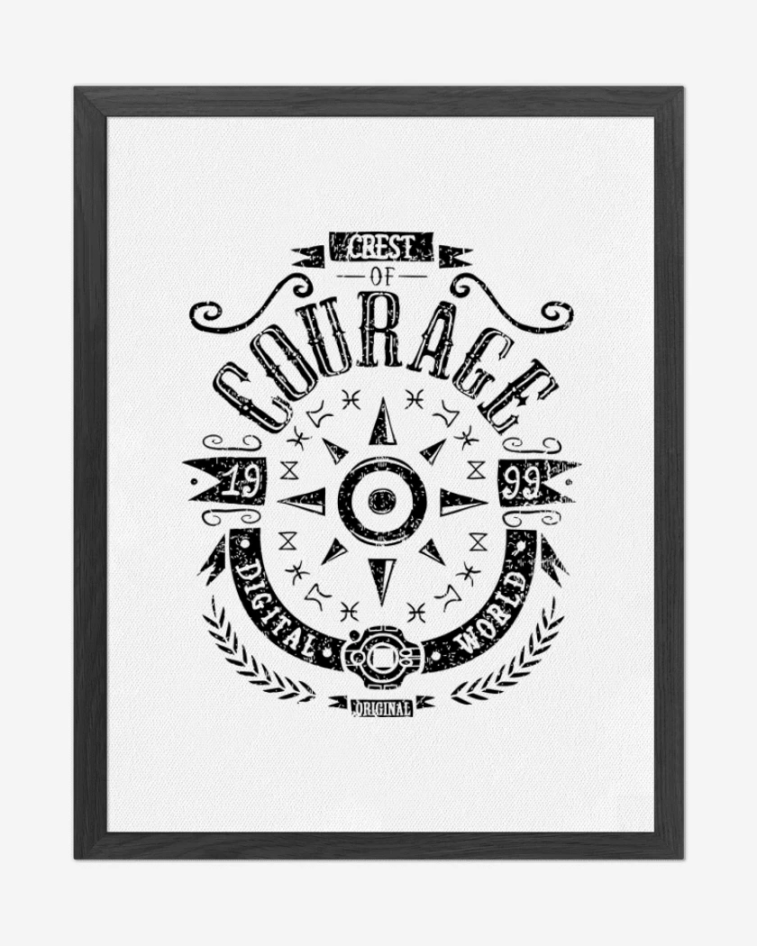 Cuadro decorativo Blanco de Digimon courage 2