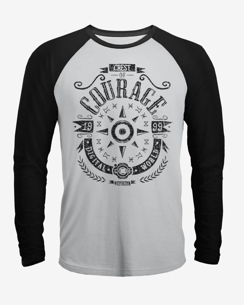 Polera Raglan Digimon courage 2