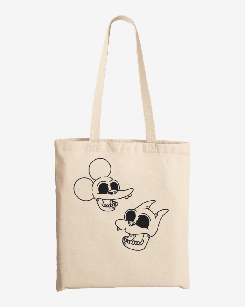 Totebag Itchy and Scratchy