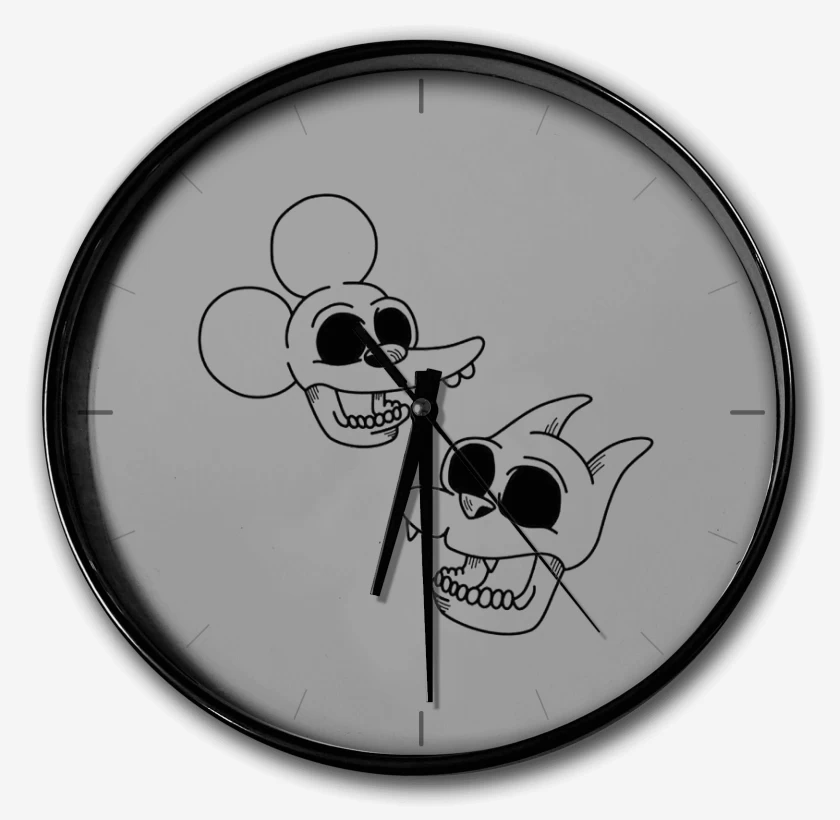 Reloj Gris Melange de Itchy and Scratchy