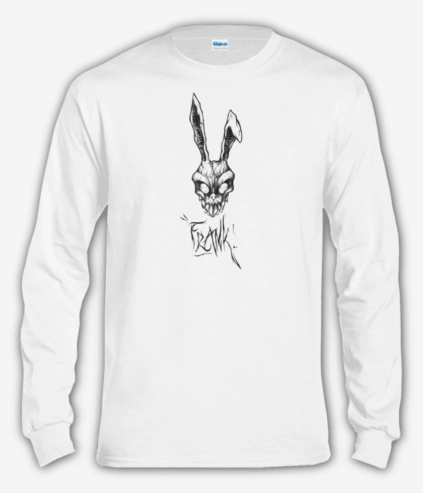 Polera manga larga Blanco de Donnie Darko Frank 