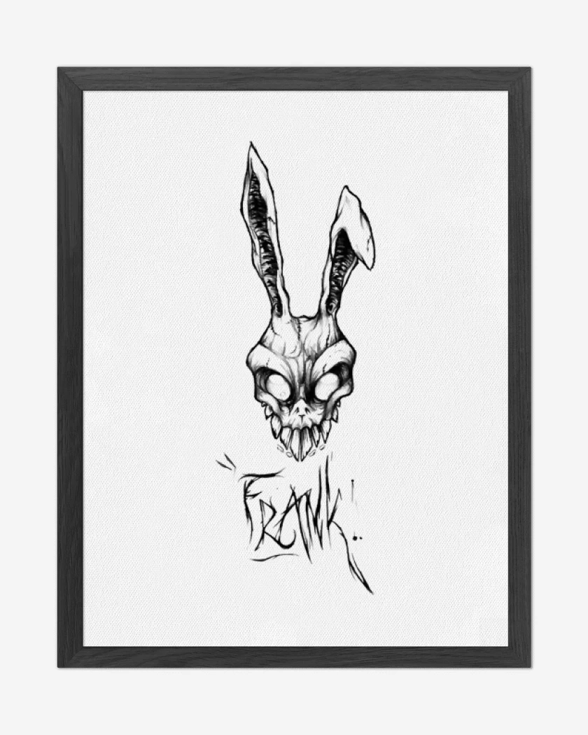 Cuadro decorativo Blanco de Donnie Darko Frank 
