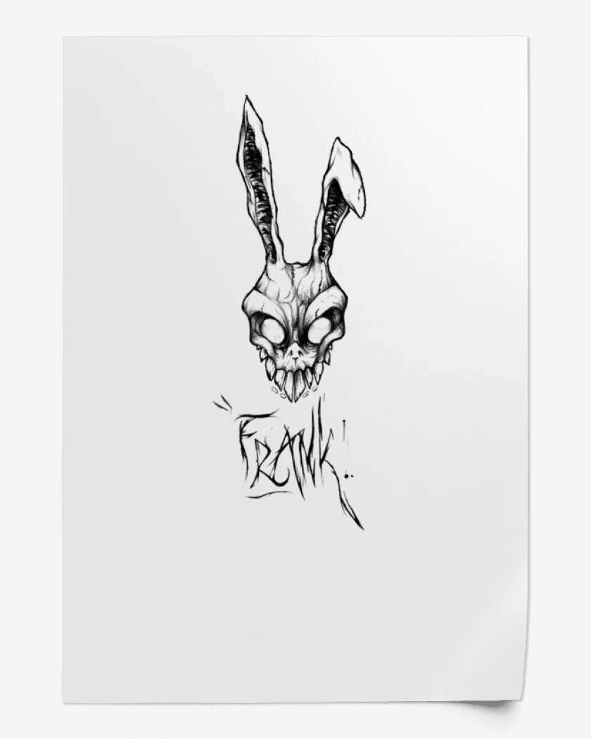 Print Blanco de Donnie Darko Frank 