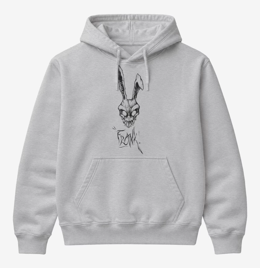 Poleron Canguro básico Gris Melange de Donnie Darko Frank 