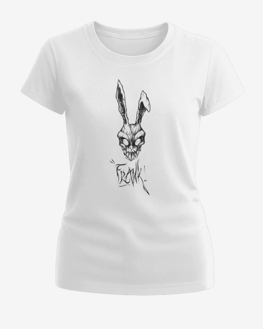 Polera de Mujer Blanco de Donnie Darko Frank 
