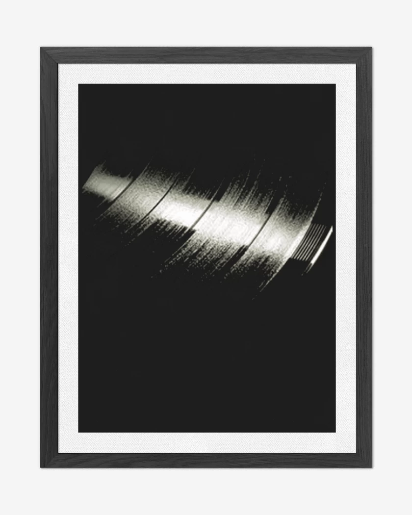 Cuadro decorativo Negro de Reflejo vinilo 