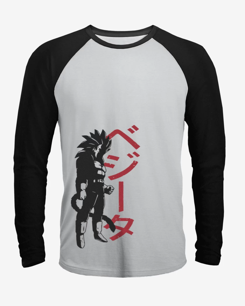 Polera Raglan Vegeta SSJ4