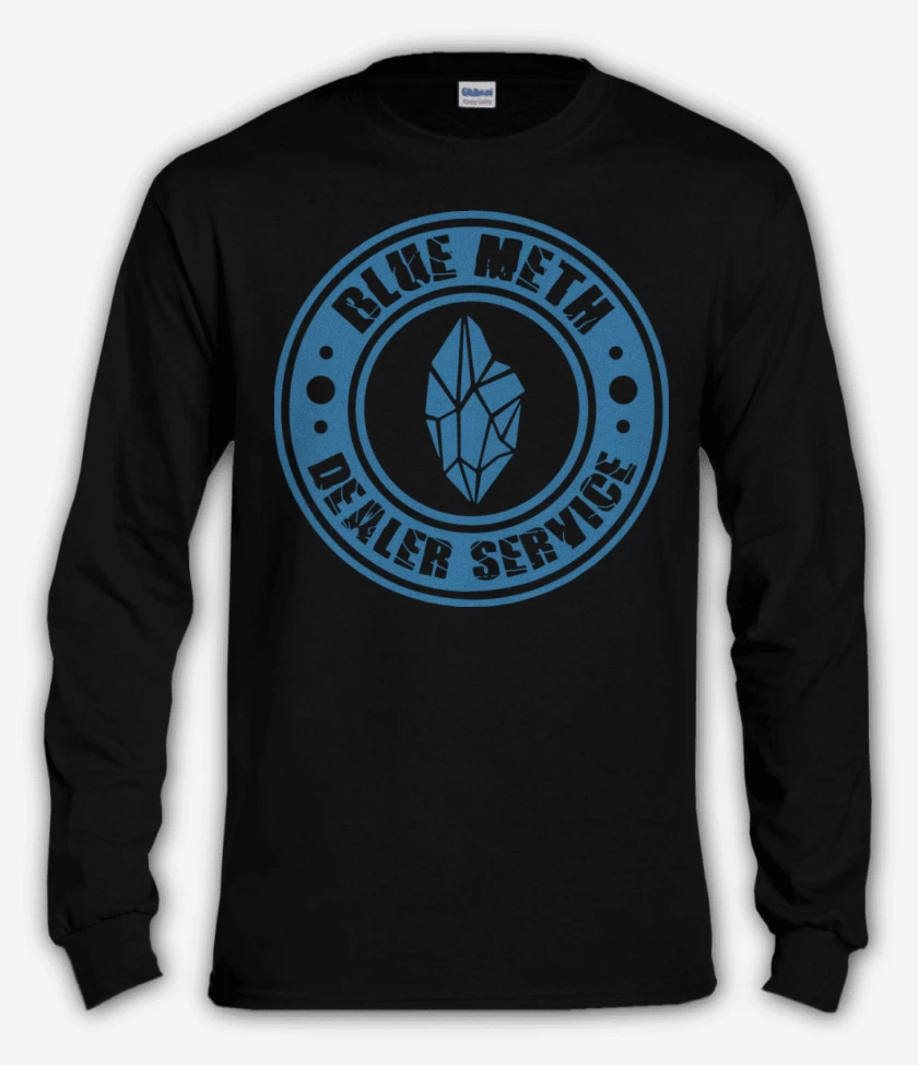 Polera manga larga BrBa - Blue Meth Dealer Service