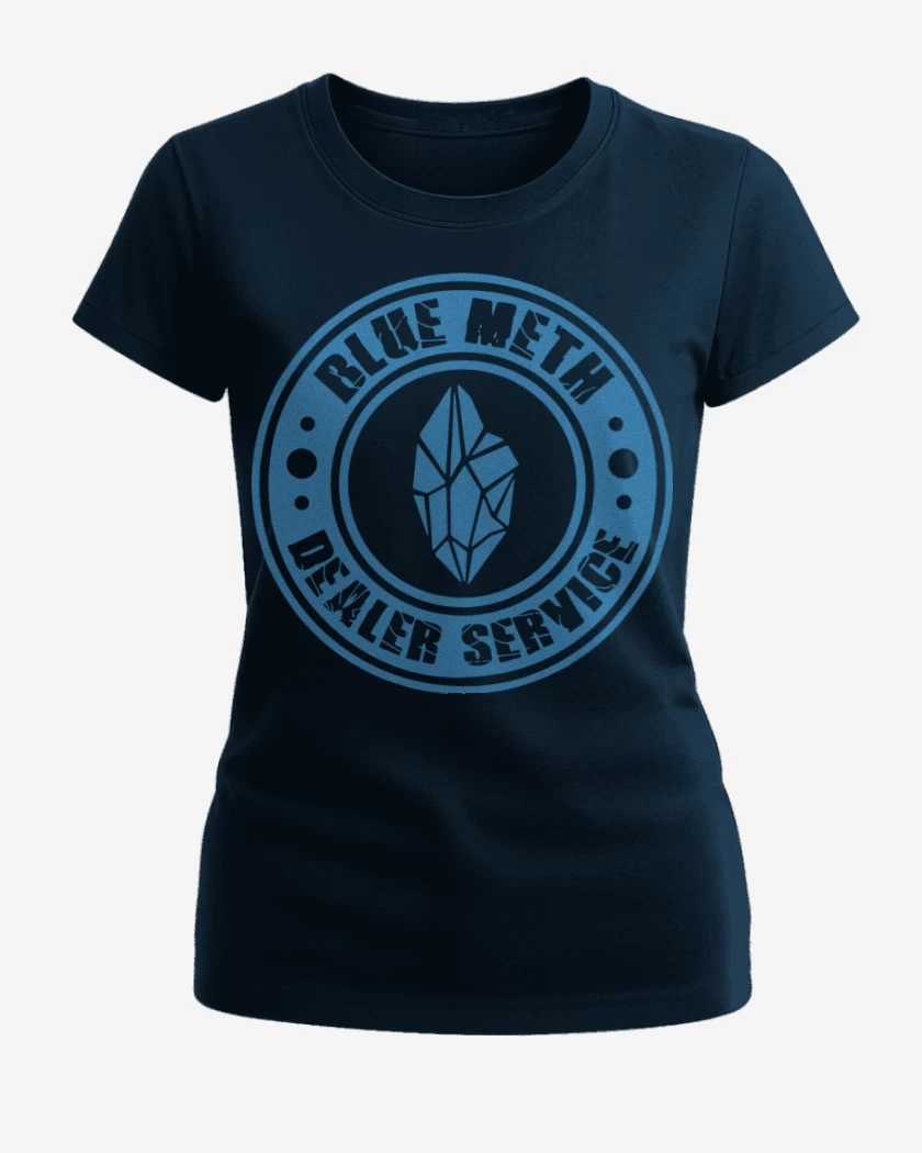Polera de Mujer Azul Marino de BrBa - Blue Meth Dealer Service