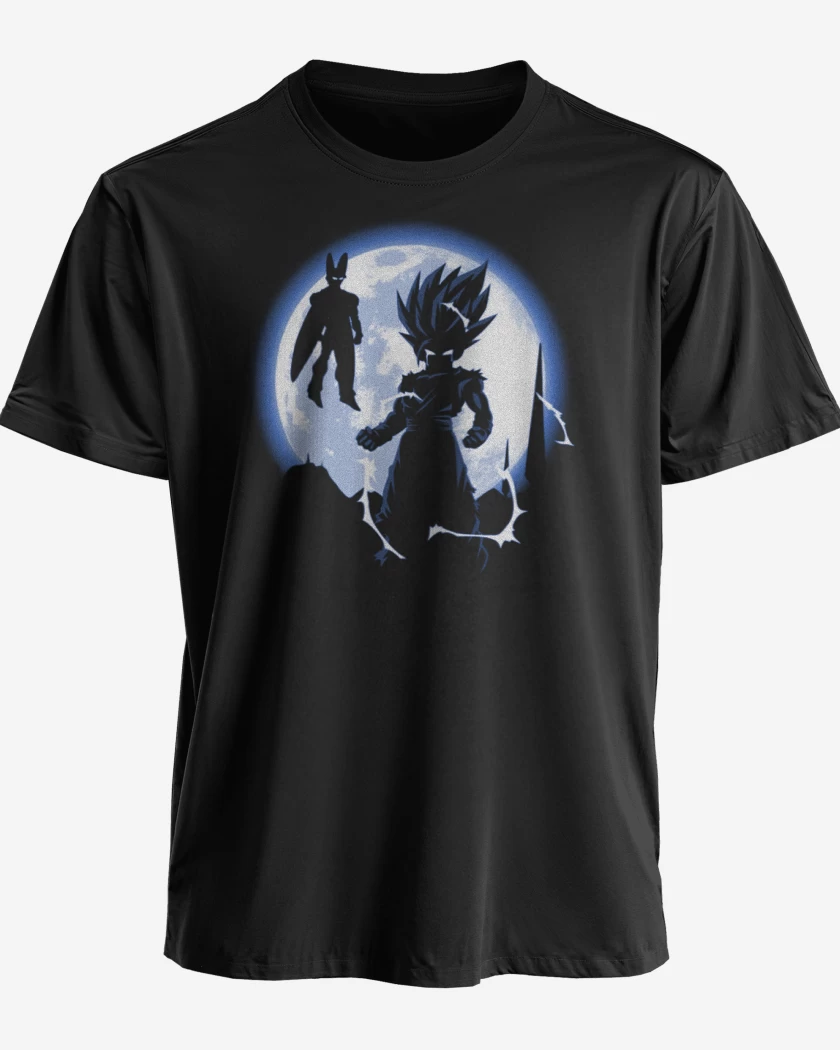 Polera premium Negro de Gohan vs celula