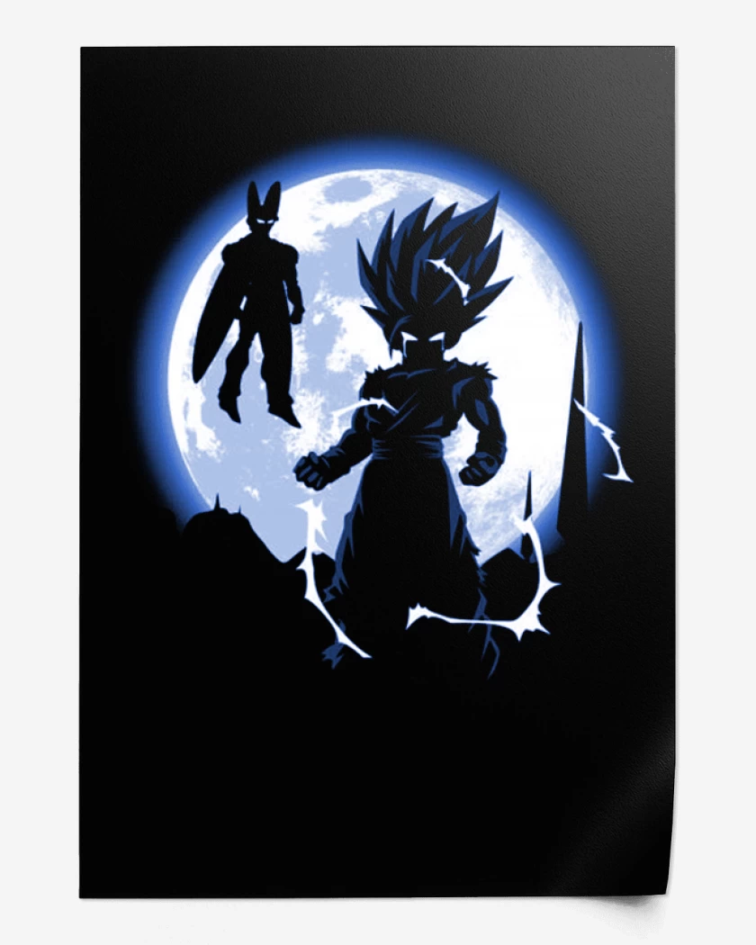 Print Gohan vs celula
