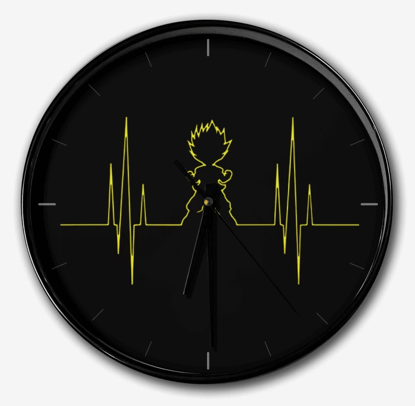 Reloj Negro de Signo vital saiyajin