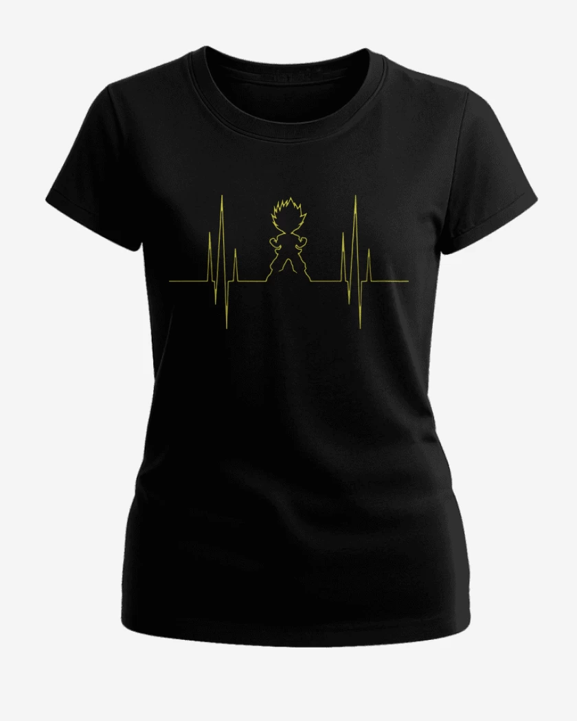 Polera de Mujer Negro de Signo vital saiyajin