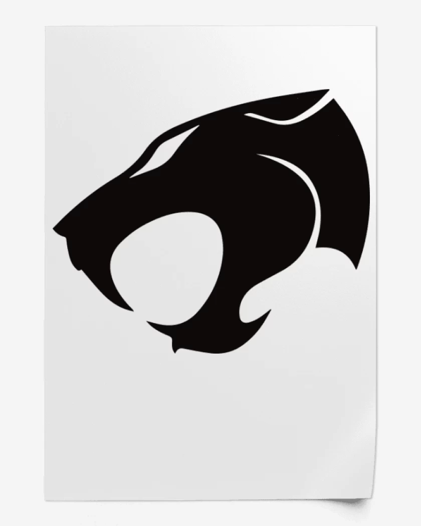 Print Blanco de Thundercats negro