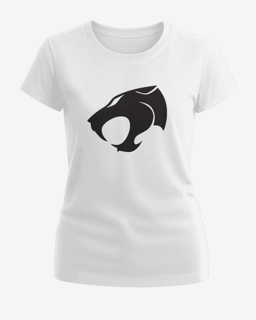 Polera de Mujer Blanco de Thundercats negro