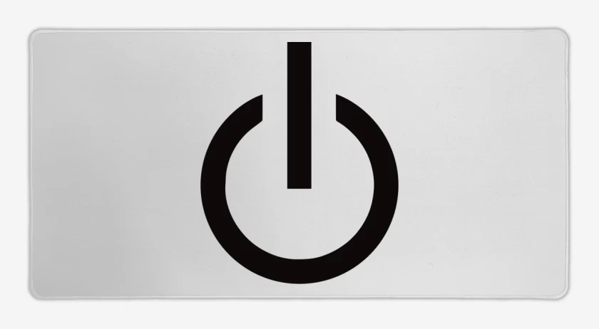 Mouse pad Gamer On / Off