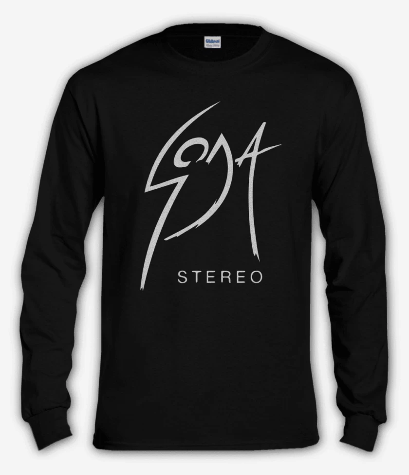 Polera manga larga Negro de soda estereo