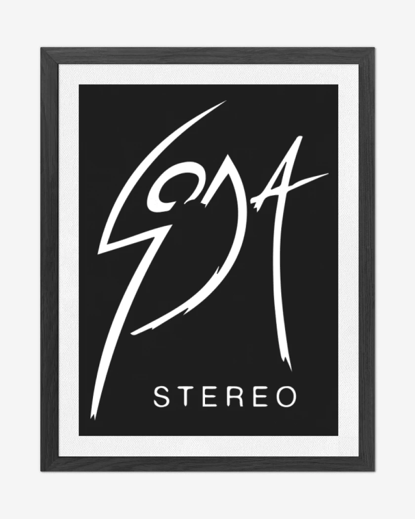 Cuadro decorativo soda estereo