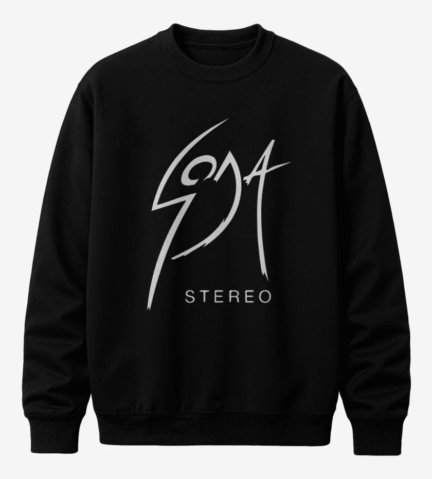 Poleron polo Negro de soda estereo
