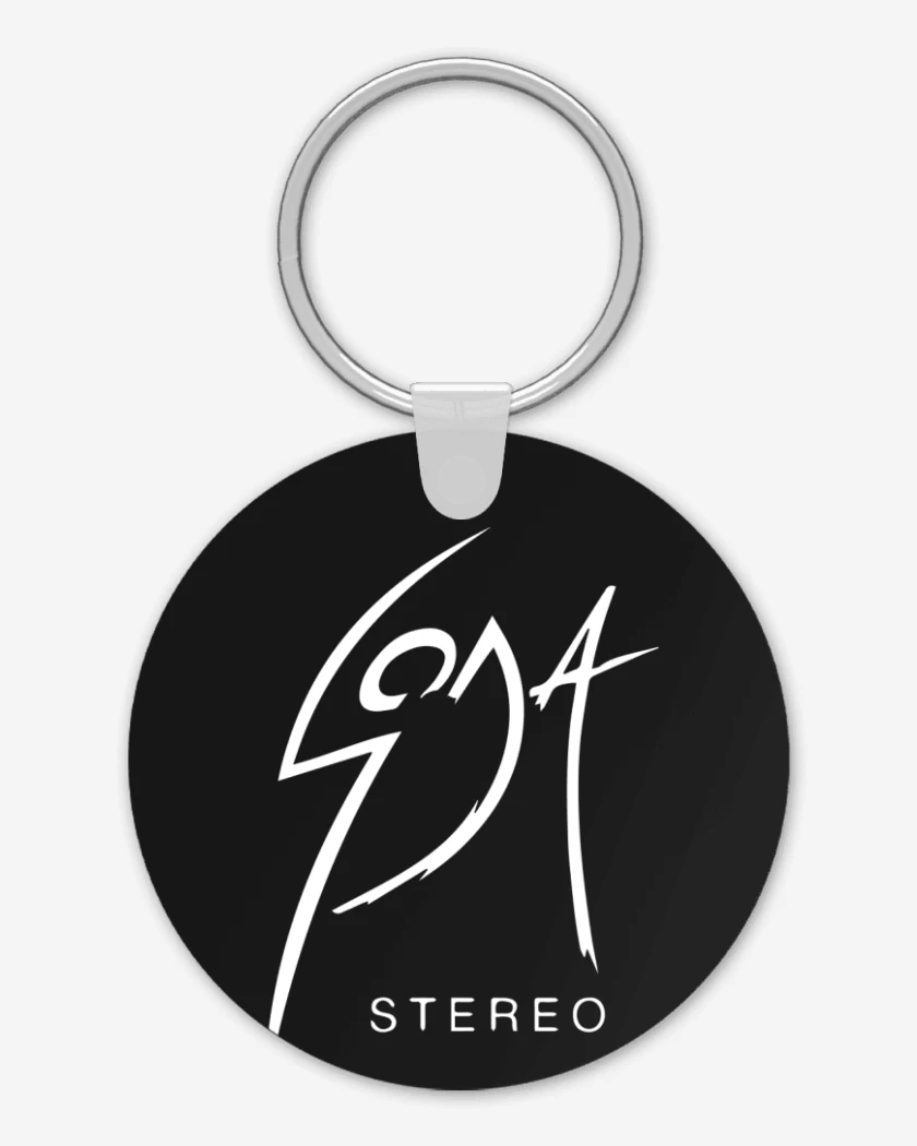 Llavero Negro de soda estereo