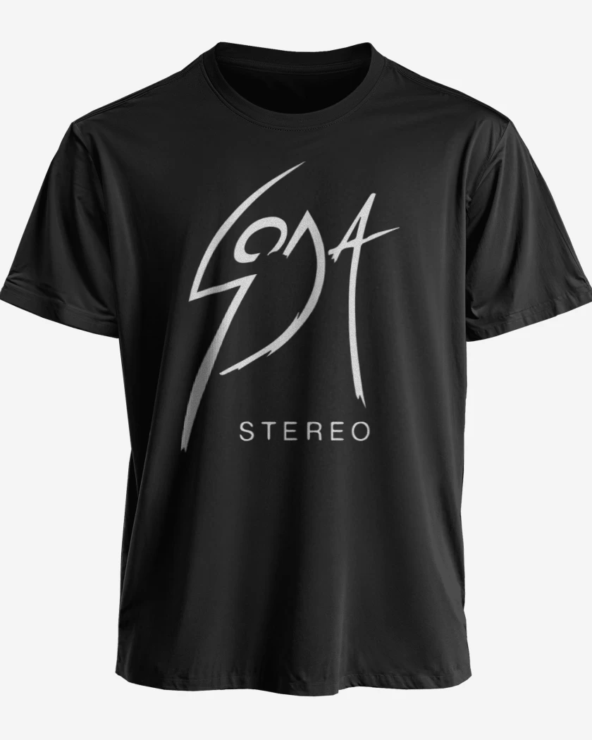 Polera premium Negro de soda estereo
