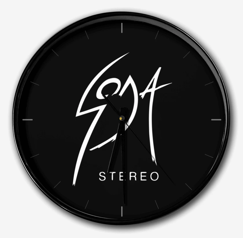 Reloj Negro de soda estereo