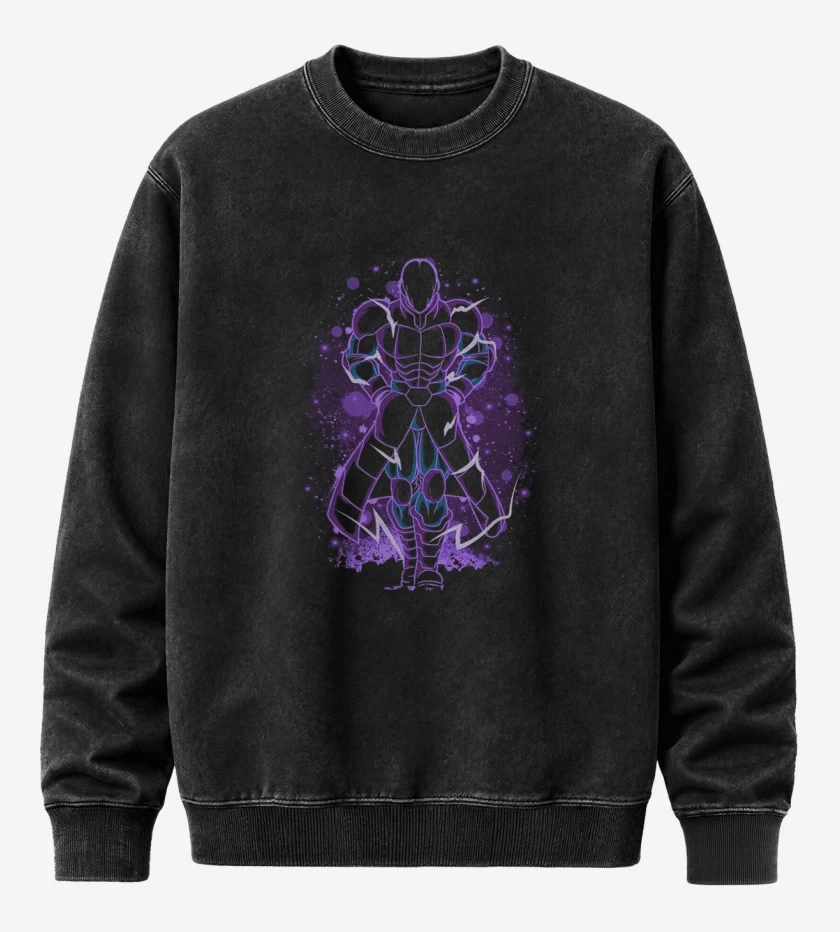 Poleron Polo Acid Wash Negro de Hit
