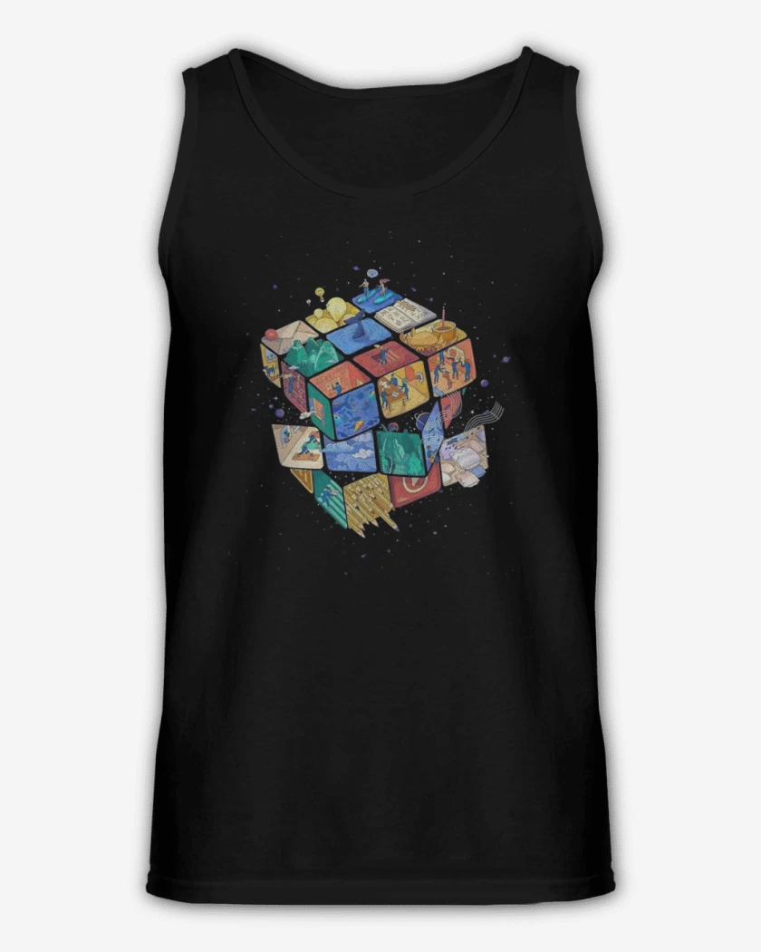 Sudadera Negro de Rubik color 