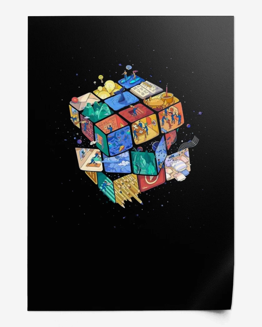 Print Rubik color 