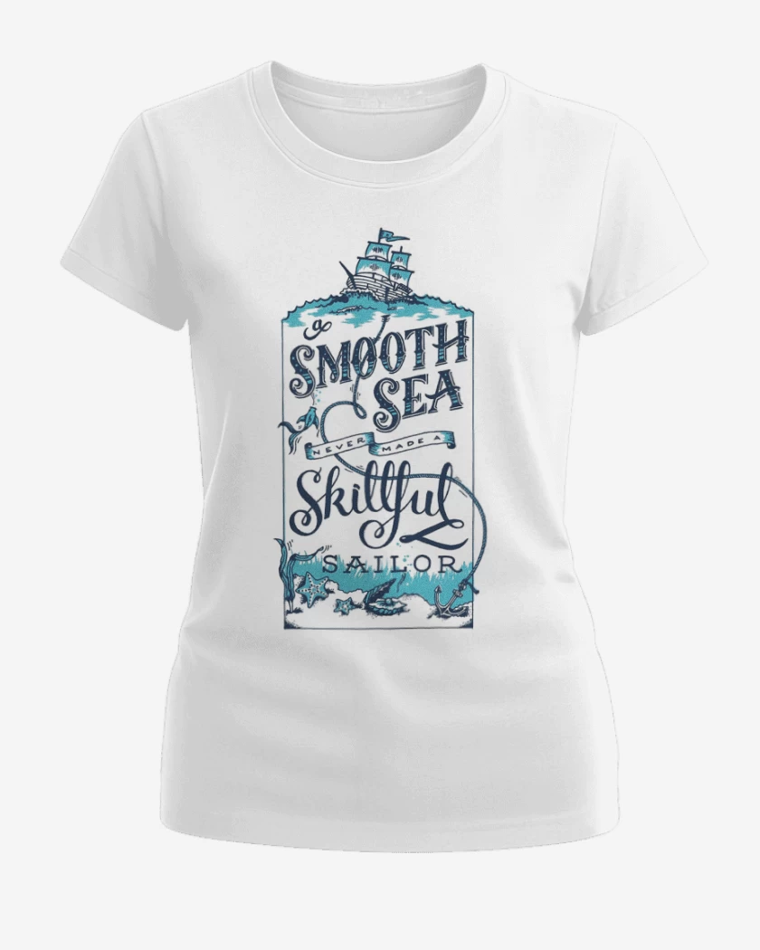 Polera de Mujer Blanco de Barquito