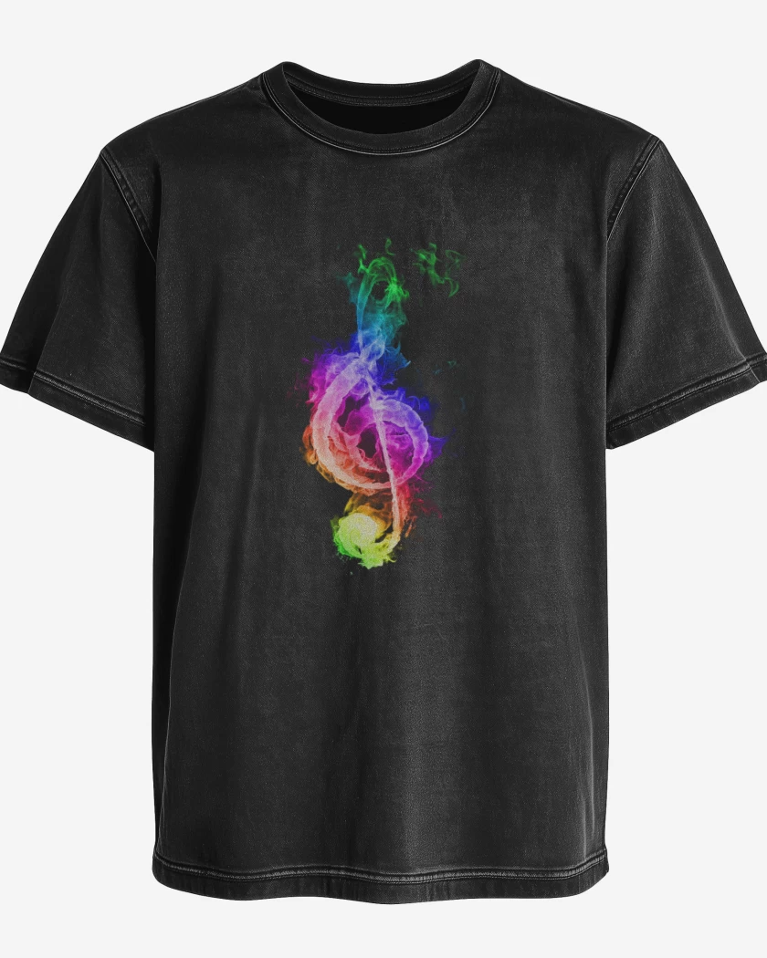 Polera desgastada Nota musical