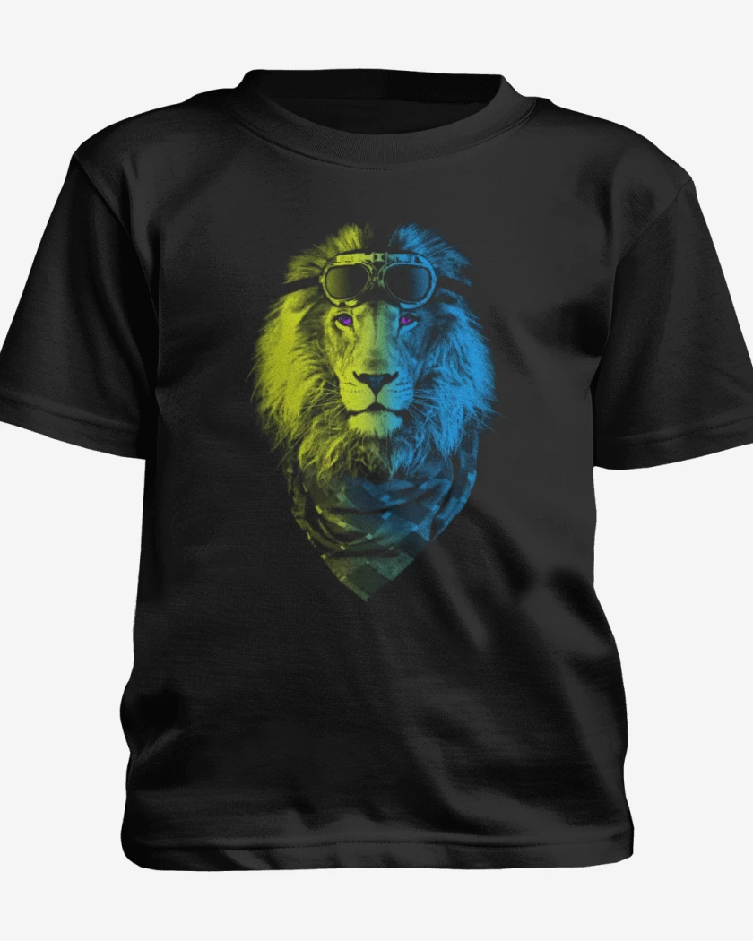 Polera de niño Negro de Lyon colors 