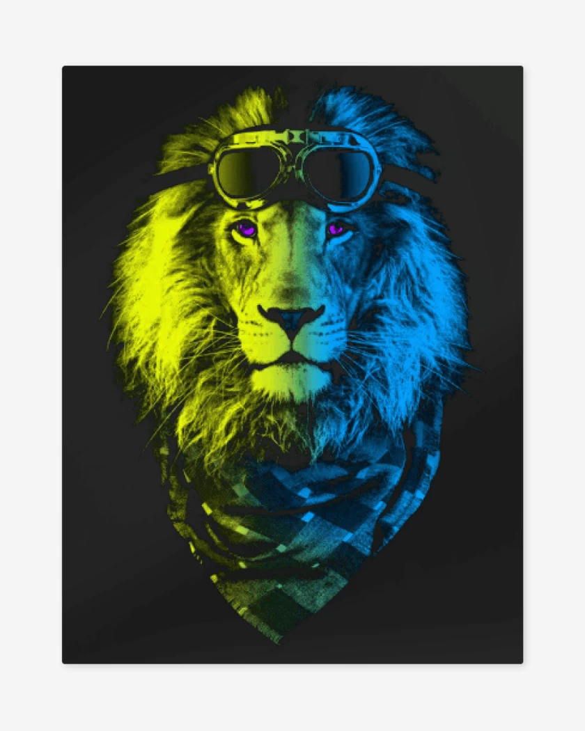 Print metalico Negro de Lyon colors 