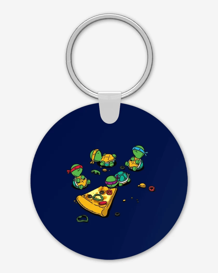 Llavero Tortuguitas pizza 