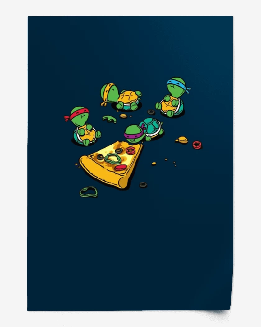 Print Tortuguitas pizza 