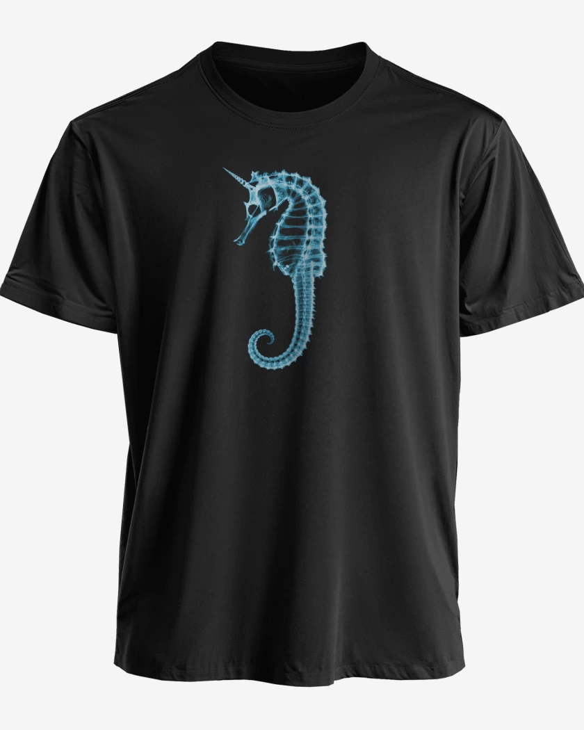 Polera premium Negro de Caballito de mar