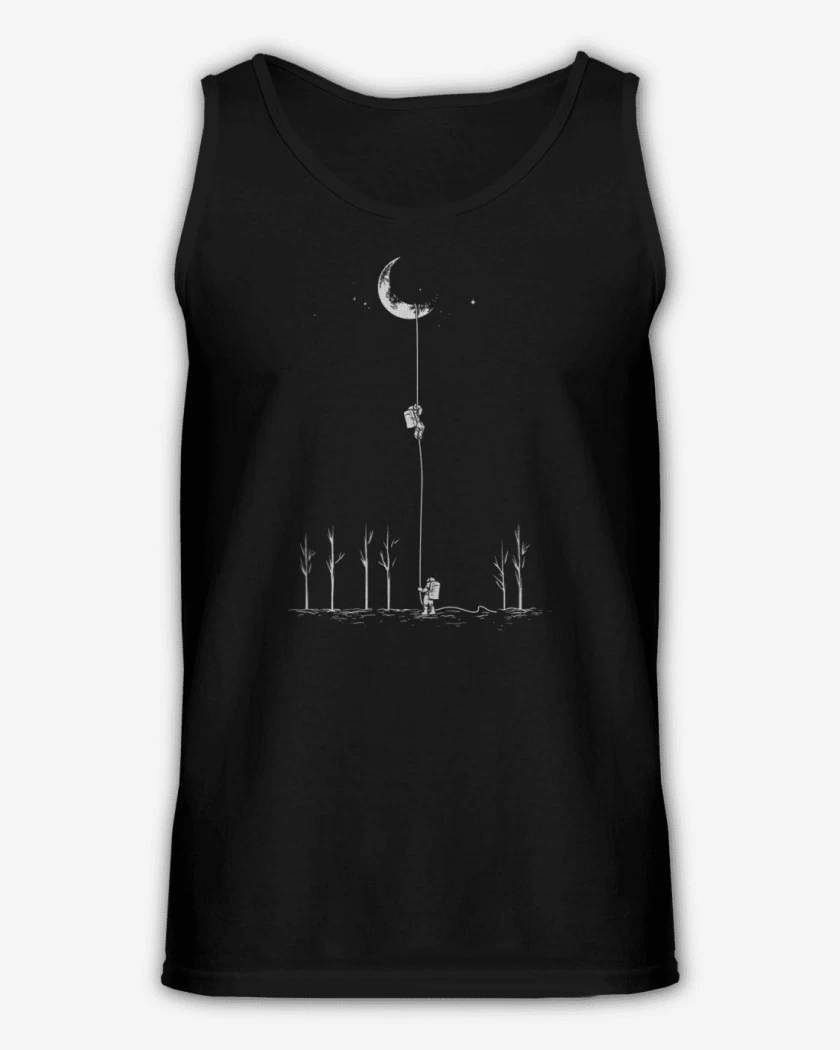 Sudadera Negro de Cable a Luna 