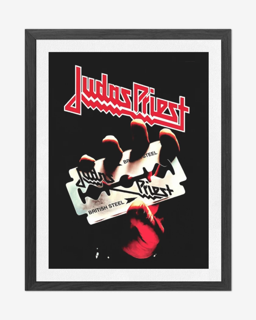 Cuadro decorativo Negro de Judas Priest 1 