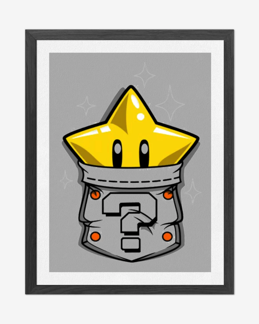 Cuadro decorativo Gris Melange de Estrella de bolsillo