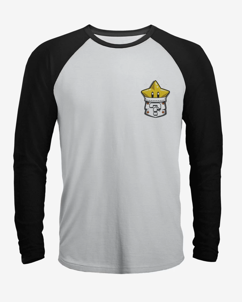 Polera Raglan Estrella de bolsillo