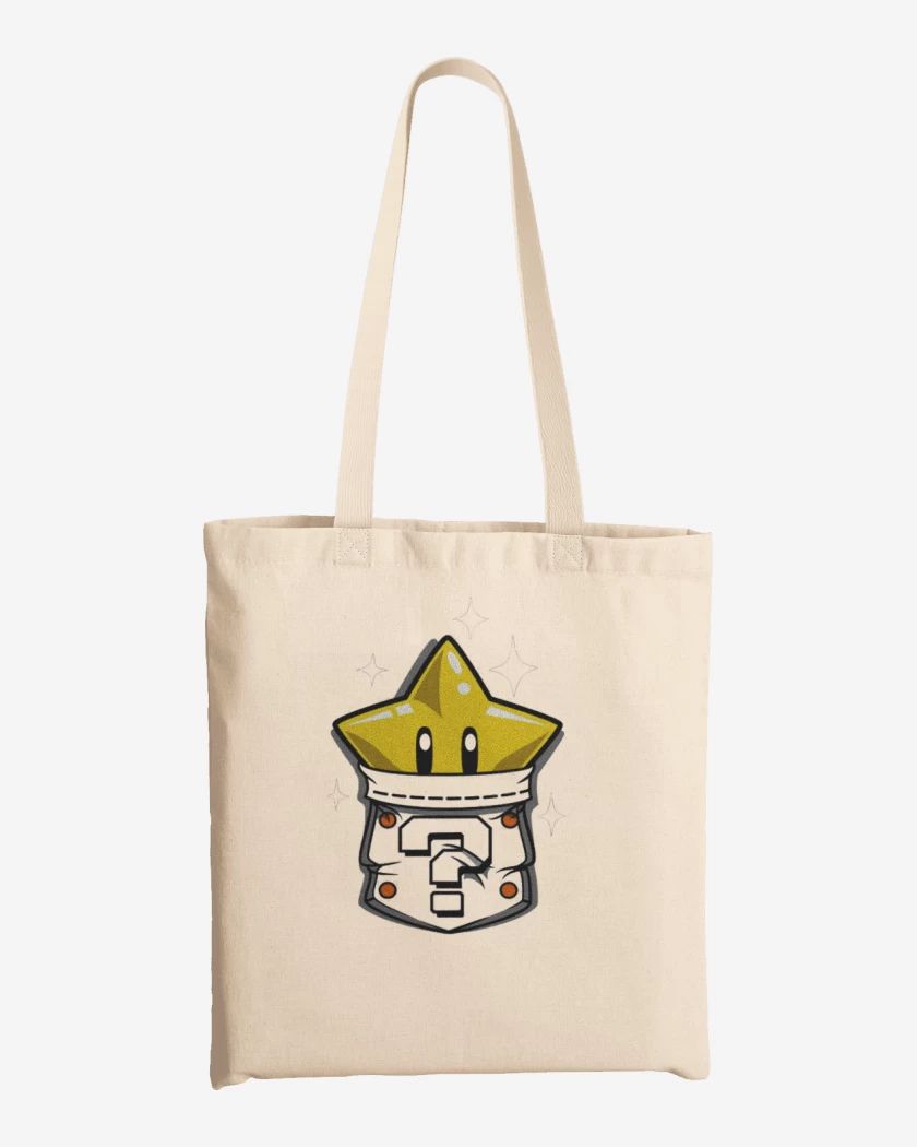 Totebag Estrella de bolsillo