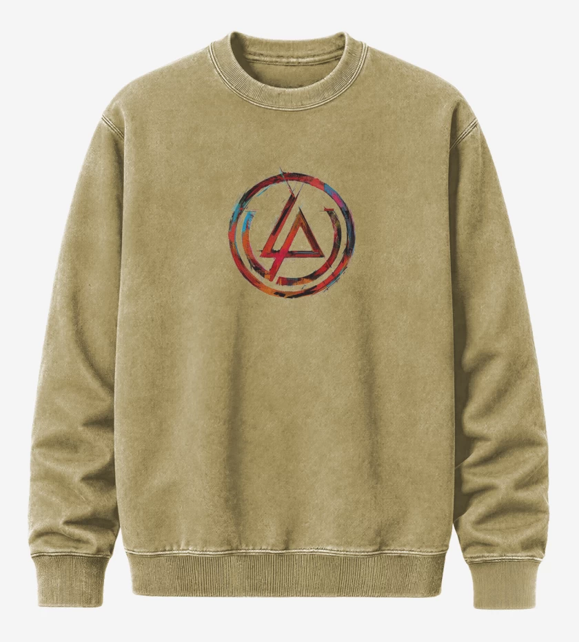Poleron Polo Acid Wash Beige de Linkin park 2