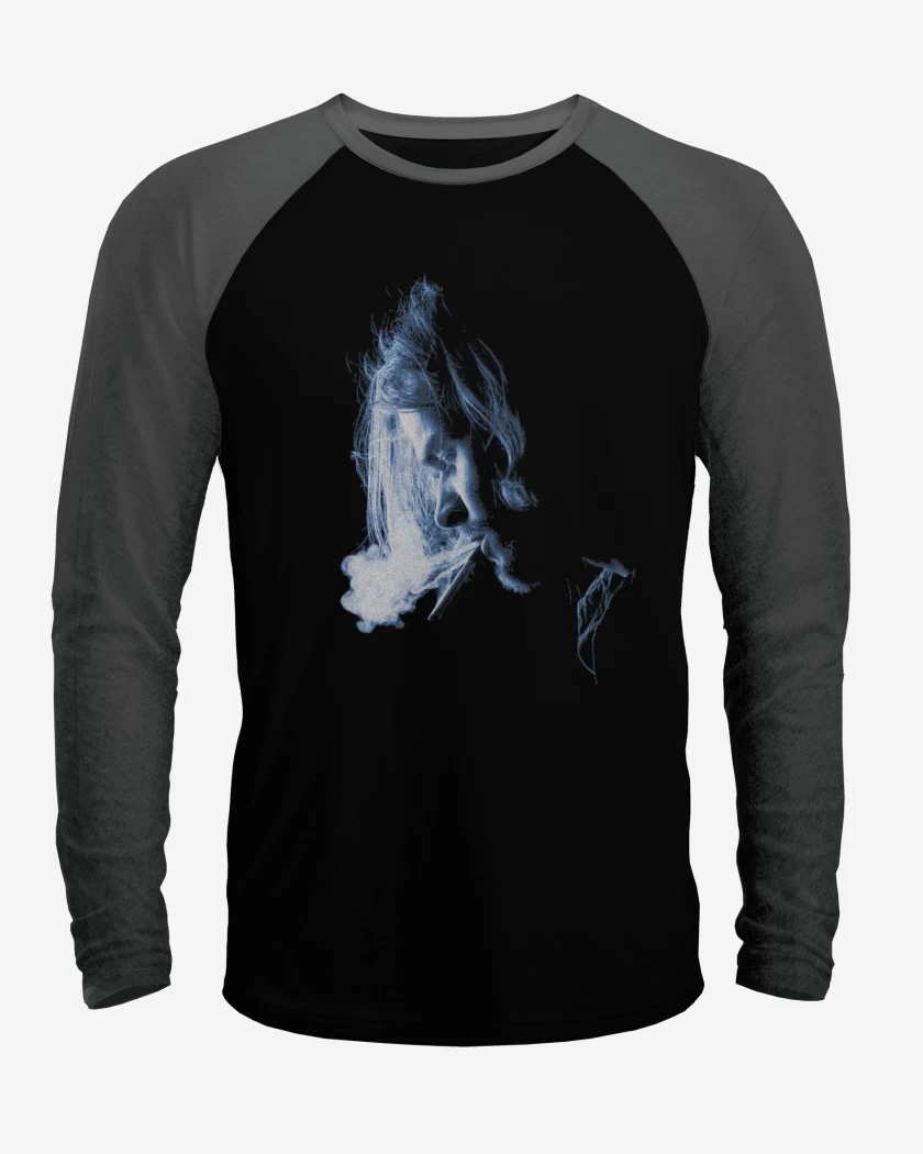 Polera Raglan Negro / Negro Heather de Kurt 