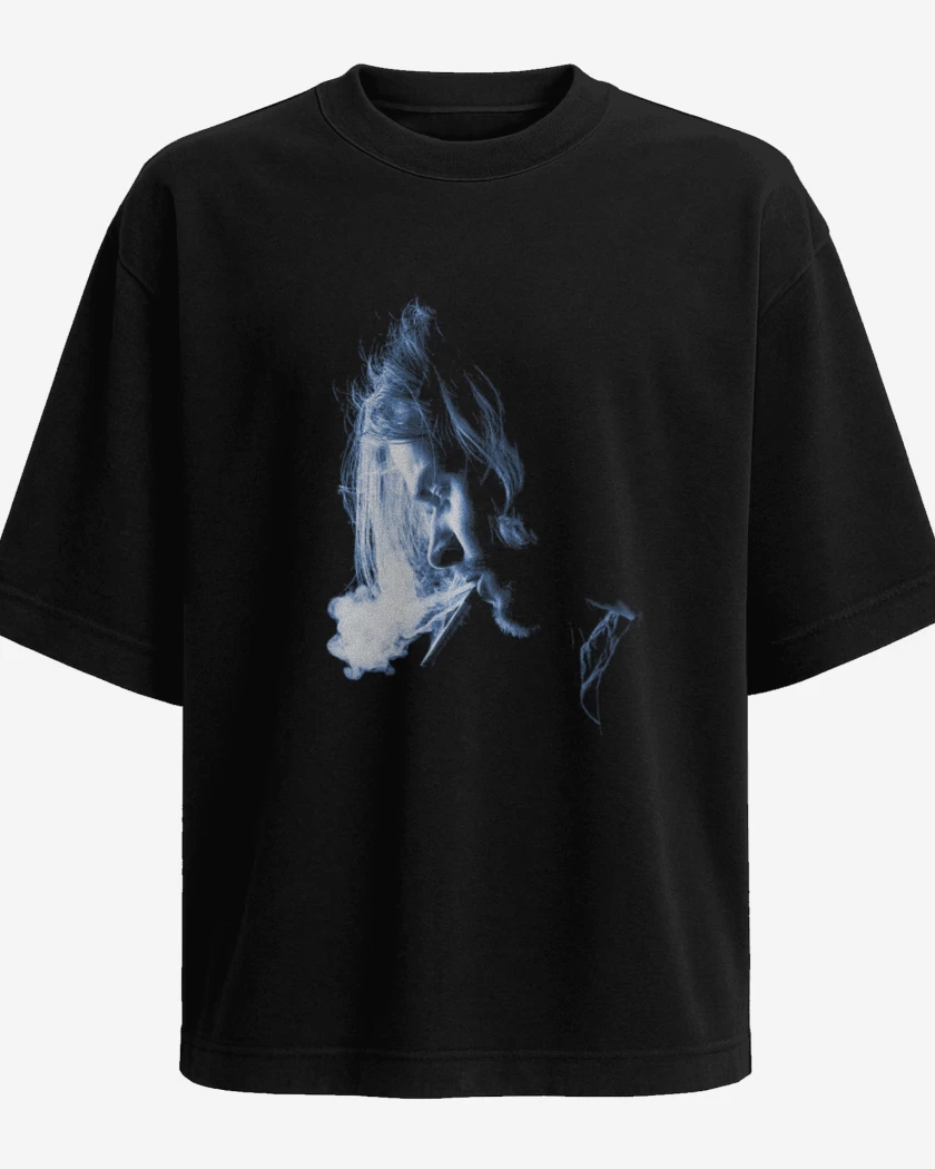 Polera Oversize Negro de Kurt 