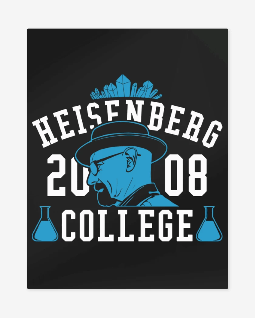 Print metalico Heisenberg College
