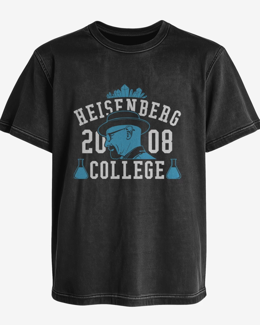 Polera desgastada Heisenberg College