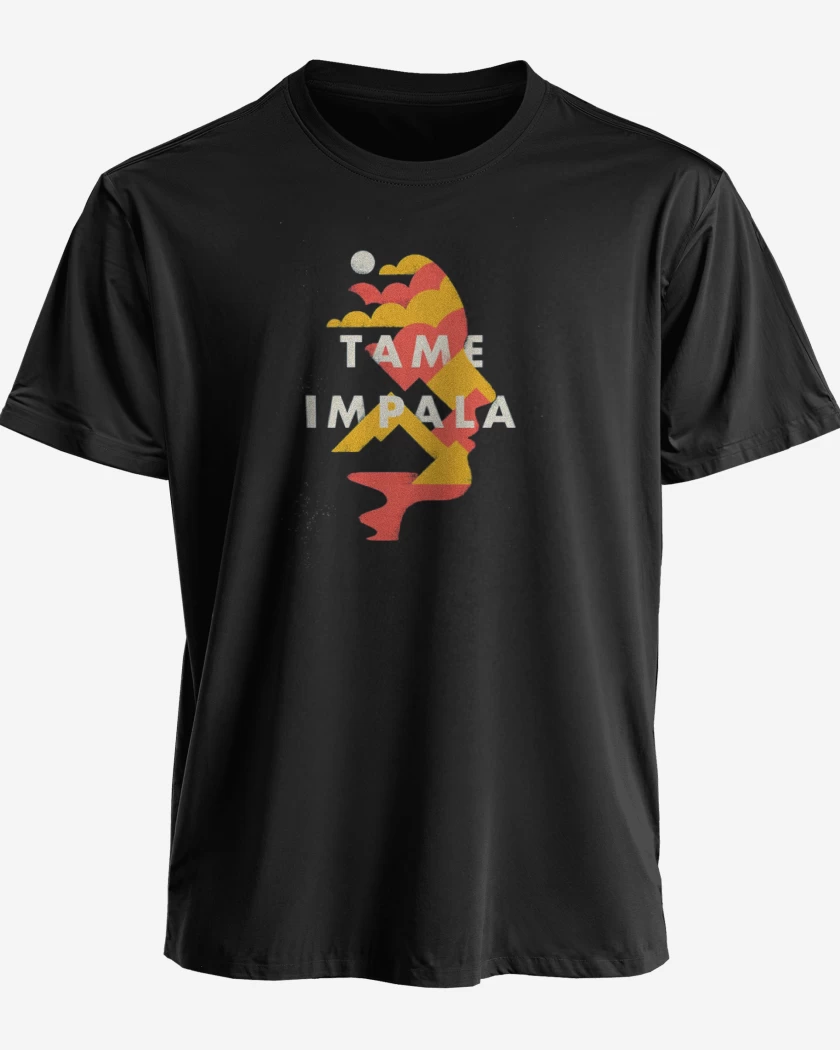 Polera premium Negro de Tame Impala