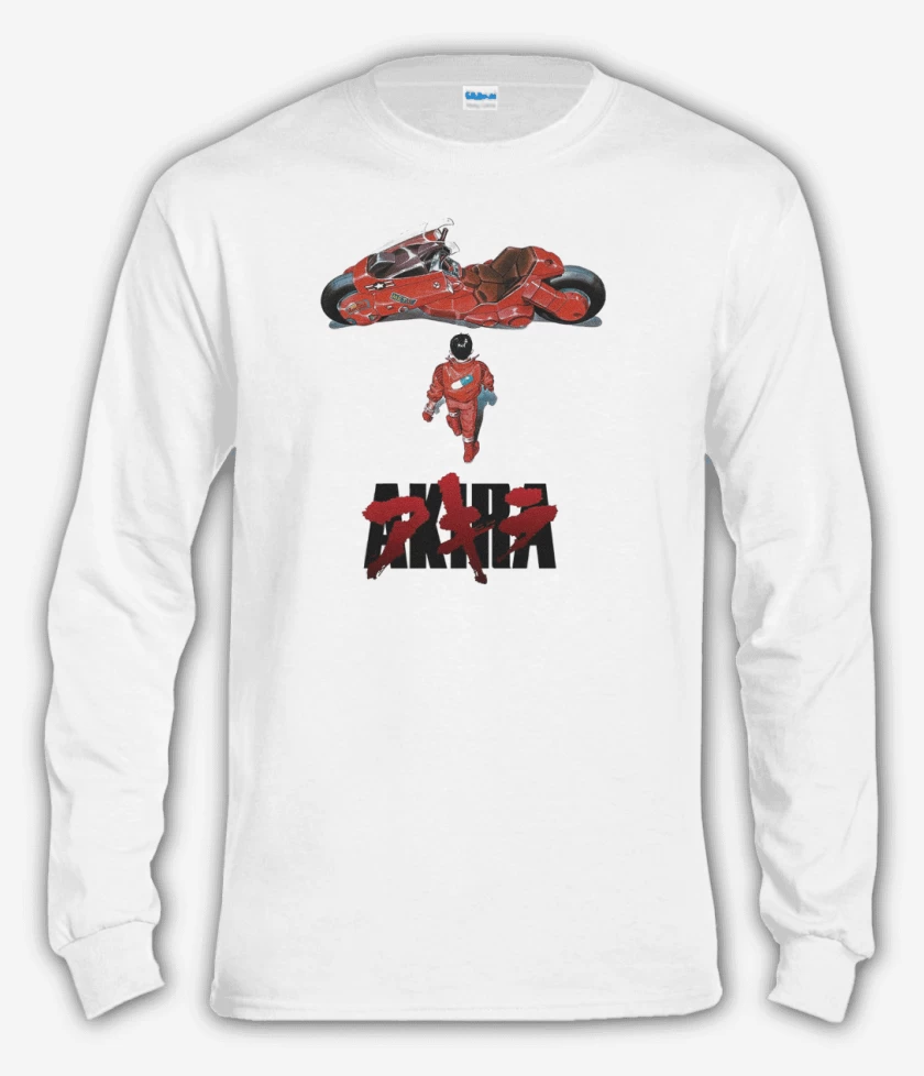 Polera manga larga Blanco de Akira 3
