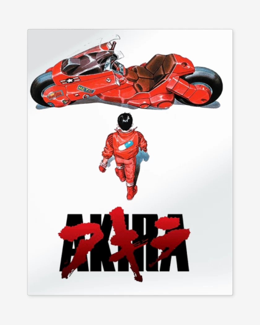 Print metalico Blanco de Akira 3